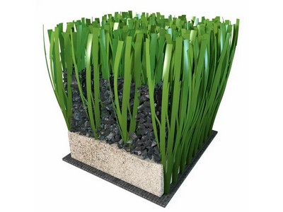 Искусственная трава Пелегрин 50 мм (декоративная, зеленый подшерсток), Dtex 11000