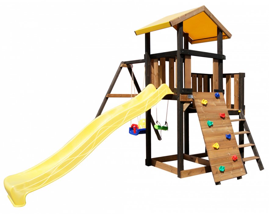 Детская игровая площадка Сорбет Шоколад с балкончиком 1